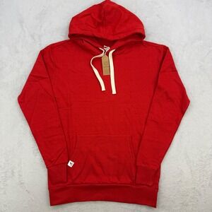 Kangol Hoodie Men Small Red/White Kangaroo Logo Sweatshirt Pullover Streetwear‎